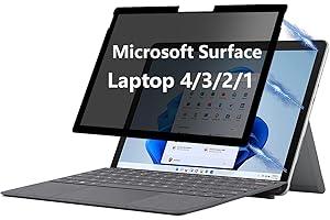 CEYDEBNE Privacy Screen Protector Compatible for Microsoft Surface Laptop 5/4/3/2/1-13.5 Inch Fully Removable,Easy to Install,Reusable,No Bubbles Screen Protector