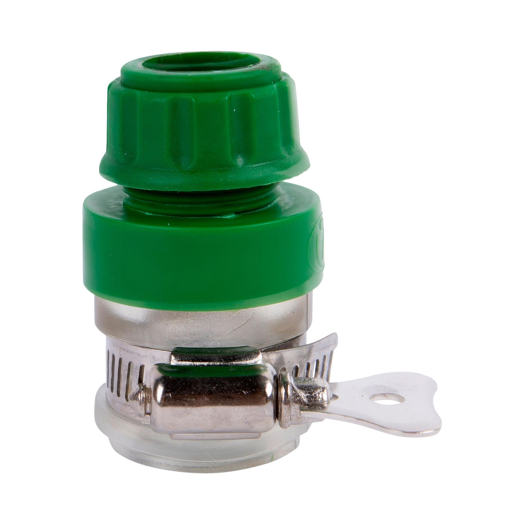Green Blade 1x Green Standard Hose to Tap Connector - Outdoor Garden Hosepipe Pipe Water Tap Fittings Male Female Connection Adapter Kit