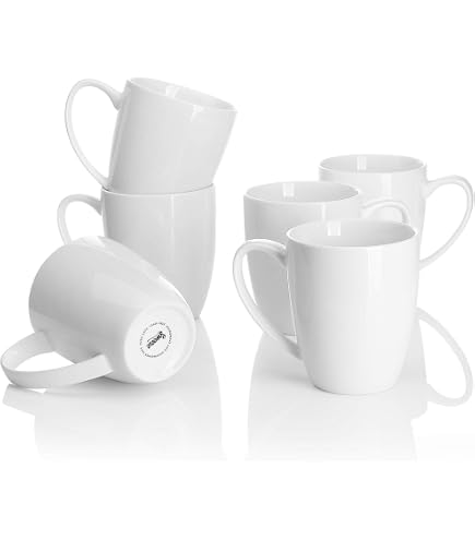 ceramic coffee cup wholesale 14oz Glossy Contour Ceramic Coffee Mug main image 1