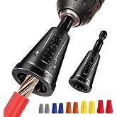 2 Pcs Upgraded Wire Twister Tool for Drill, Compact Wire Nut Twister for DIY Home Electrical Repair, Lightweight Wire Nut Twister for Drill Compatible with 9-22 AWG Wire