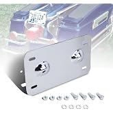 Lay Down License Plate Mount Brackets Fit for 1999-2008 Harley Touring Road Street Electra Glide Models