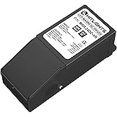 HitLights Dimmable LED Driver Transformer 24V 60W, Magnetic Power Supply 120VAC to 24VDC, Compatible with Lutron and Leviton Dimmers, for LED Strip Lights, Kitchen, Cabinet, Class 2, ETL Listed