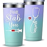 Fufandi Nurse Gifts - Nurse Christmas Gifts - Appreciation Week Birthday Gift for Nurses, Nurse Practitioner, Doctors, Assistant - Tumbler Cup