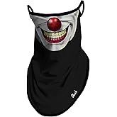 Obacle Neck Gaiter Face Mask with Ear Loops Bandana Face Mask Scarf Face Cover for Men Women