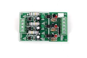 DONGKER Optocoupler Isolation Module,3 Channel Photoelectric Isolated Module 220V AC Detection Module