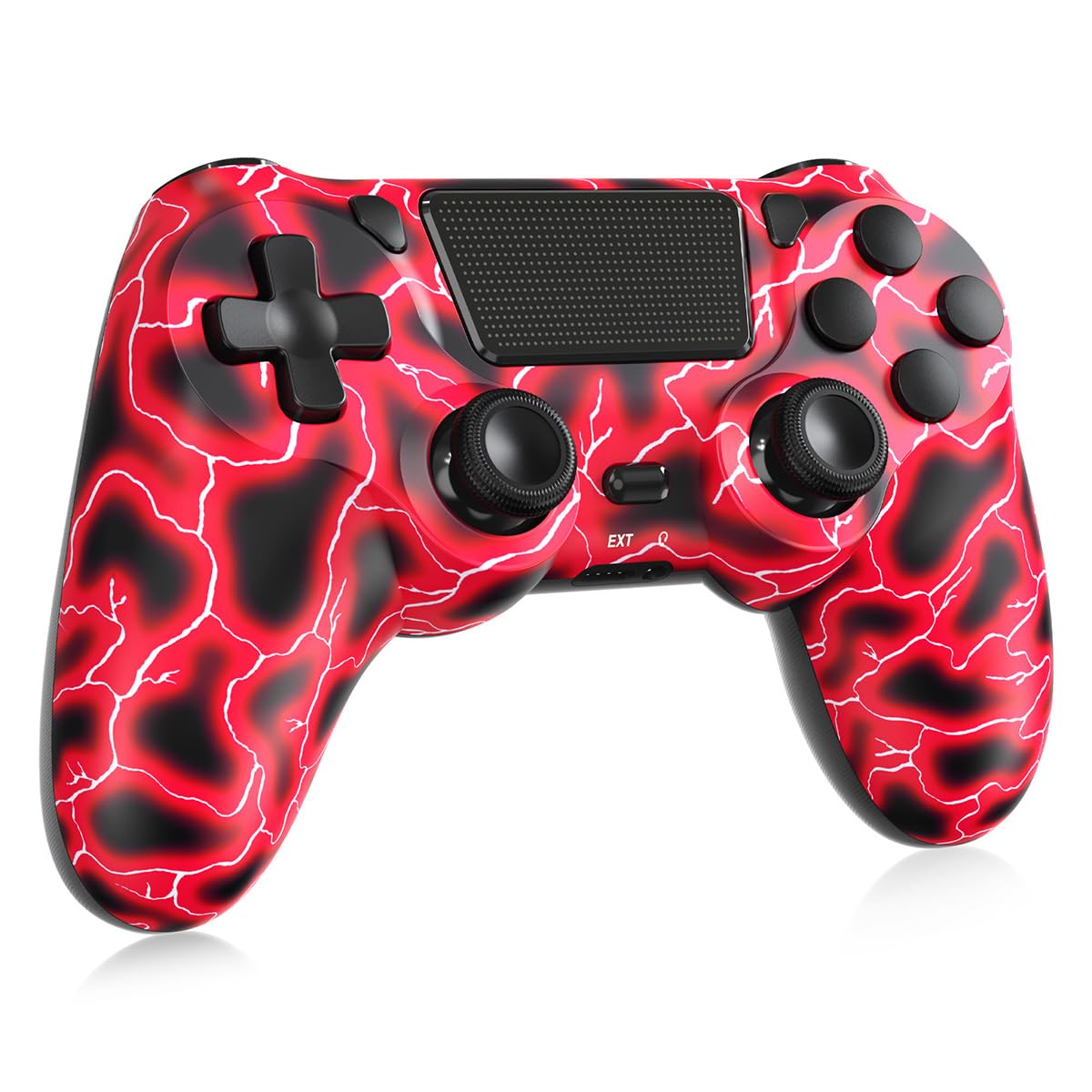 SHINXIN Wireless Controller Compatible with PS4, with Dual Vibration/ 6-Axis Motion Sensor/Speaker/Audio Jack/Touch Pad/Share Button