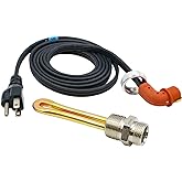 Zerostart Engine Block Heater for Ford Caterpillar Mack 3/4" NPT 1000 Watts | 3500043, CSA Certified, 120 Volts, 7.3 Powerstroke, Fits Detroit Diesel, Hino, Nissan, International, Mercury, Lincoln