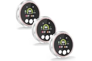 BOLTBLAZE 3 Pack 5-in-1 Carbon Monoxide Detectors & Smoke & Natural Gas Leak Detector, Portable Carbon Monoxide Detectors Plug in & Battery Backup, HD Screen Display - Hotel and Travel Safety, RV, Home