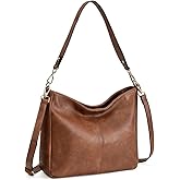 GOIACII Hobo Crossbody Bags for Women 2 Adjustable Straps Shoulder Handbag Ladies Trendy Purses Soft Vegan Leather