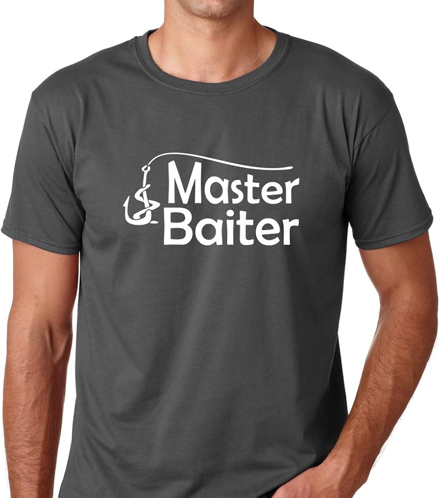 Master Baiter Funny Fishing Sexual College Humor Joke Fisherman T Shirt