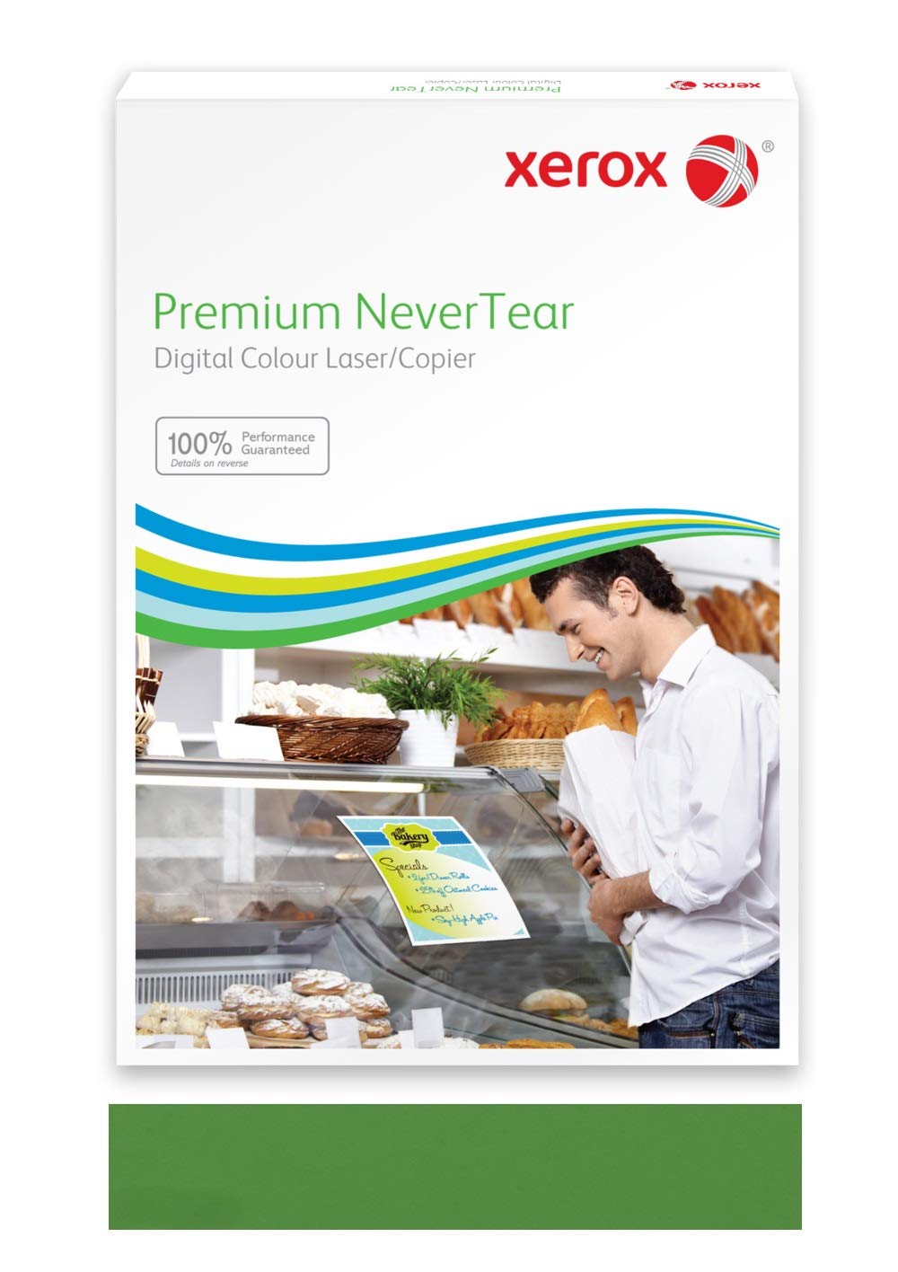 Xerox Premium Nevertear 003R96991 Synthetic Green 123 Micron 320 x 450 mm Box of 100 Sheets/Sheets, 003R96991