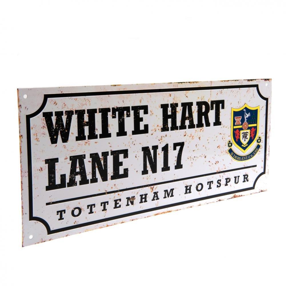 Tottenham Retro Street Sign - Multi-Colour,18.00 x 40.00 cms