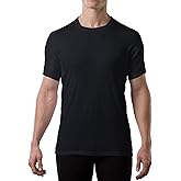 Men's Sweatproof Undershirt - Cotton Crew Neck - Original Fit - with Sweat Pads