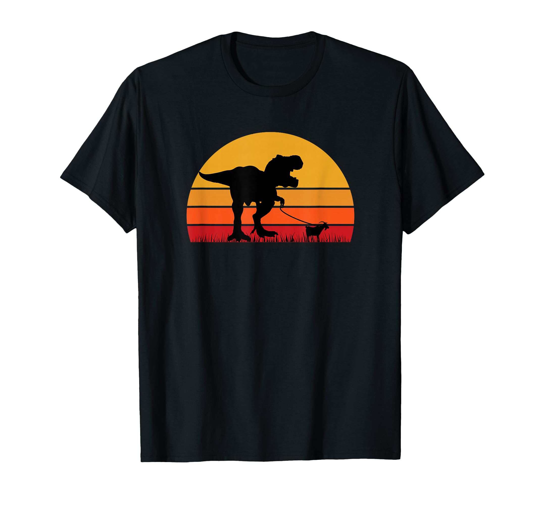 T-Rex Walking Goat Trex Tyrannosaurus Rex Dinosaur Dino T-Shirt