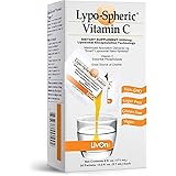 Lypo–Spheric Vitamin C – 1,000 mg Vitamin C & 1,000 mg Essential Phospholipids Per Packet – Liposome Encapsulated for Improve