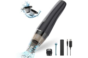 AUTOOMMO 5000PA Cordless Handheld Vacuum Cleaner 70W Portable Mini Car Vacuum Cleaner with Rechargeable 2x2000mAh Batteries for Car Home Interior Cleaning [Upgrade]