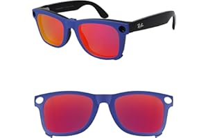 HILEEN Polarized External Mount Clip on for Ray-Ban Meta Wayfarer RW4008&Gen 2 RW4012 Large 53-22 for Men Women UV Protection