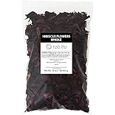 1lb Hibiscus Flowers Whole perfect for Tea, Flor de Jamaica by Itzé.Life