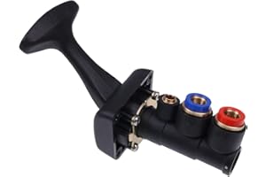 Lesurey Trailer Brake Control Valve 26503-1 GTD-26503-1 Compatible with Freightliner Gt Development Ports 2 Of 3/8" Push-In 1