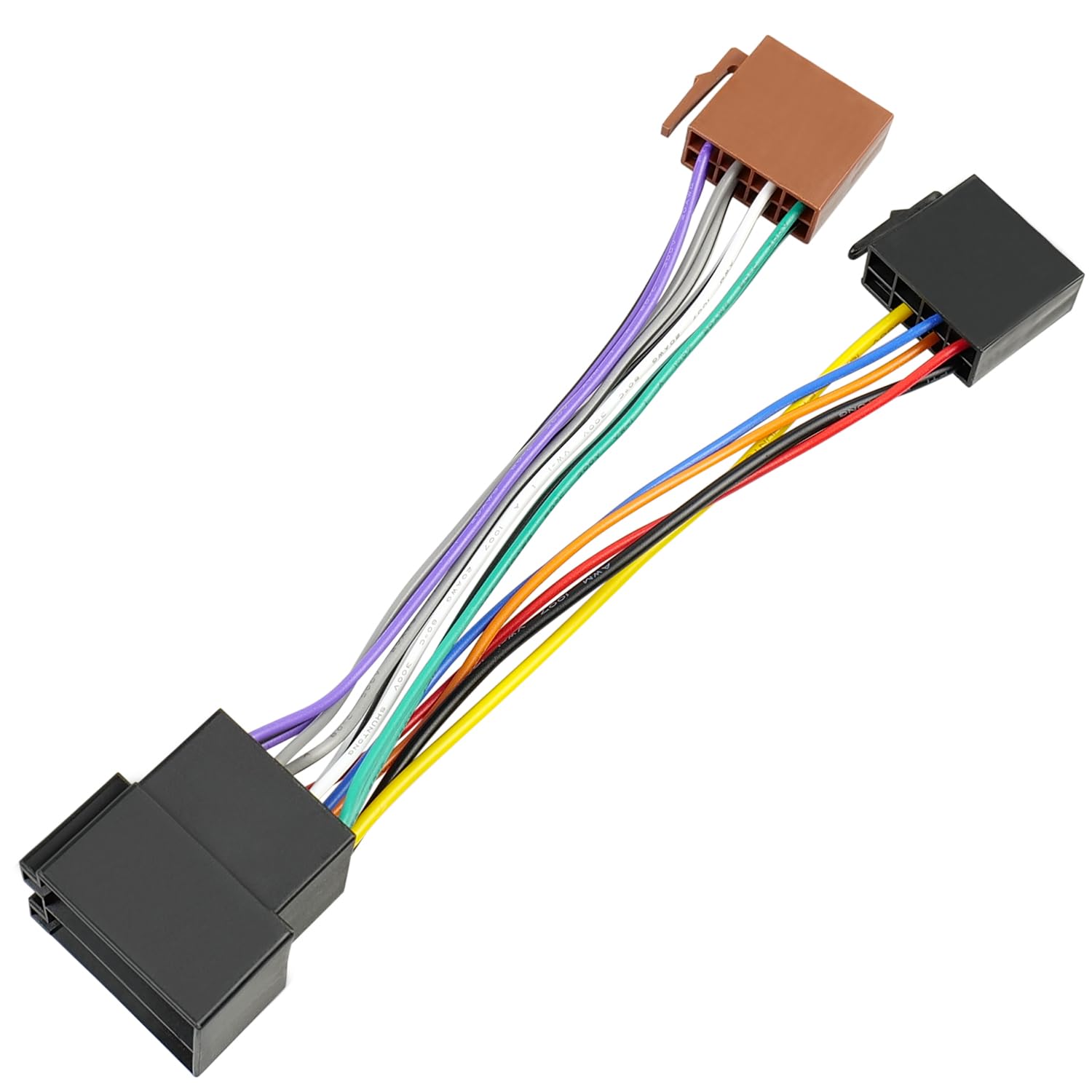 Jayubien 16Pin Radio Wiring Harness Compatible with Volkswagen Audi Mercedes-Benz 1990-2004 ISO Car Stereo Connector Plug Wire Adapter