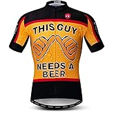 Men's Cycling Jerseys Tops Biking Shirts Short Sleeve Full Zipper Bike Clothing