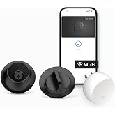 Level Lock+ WiFi Deadbolt Smart Lock - World's Smallest Smart Lock Plus Apple Home Key - Lock/Unlock Anywhere - Level App for iOS &amp; Android - Works with Apple, Alexa, Google (Matte Black)