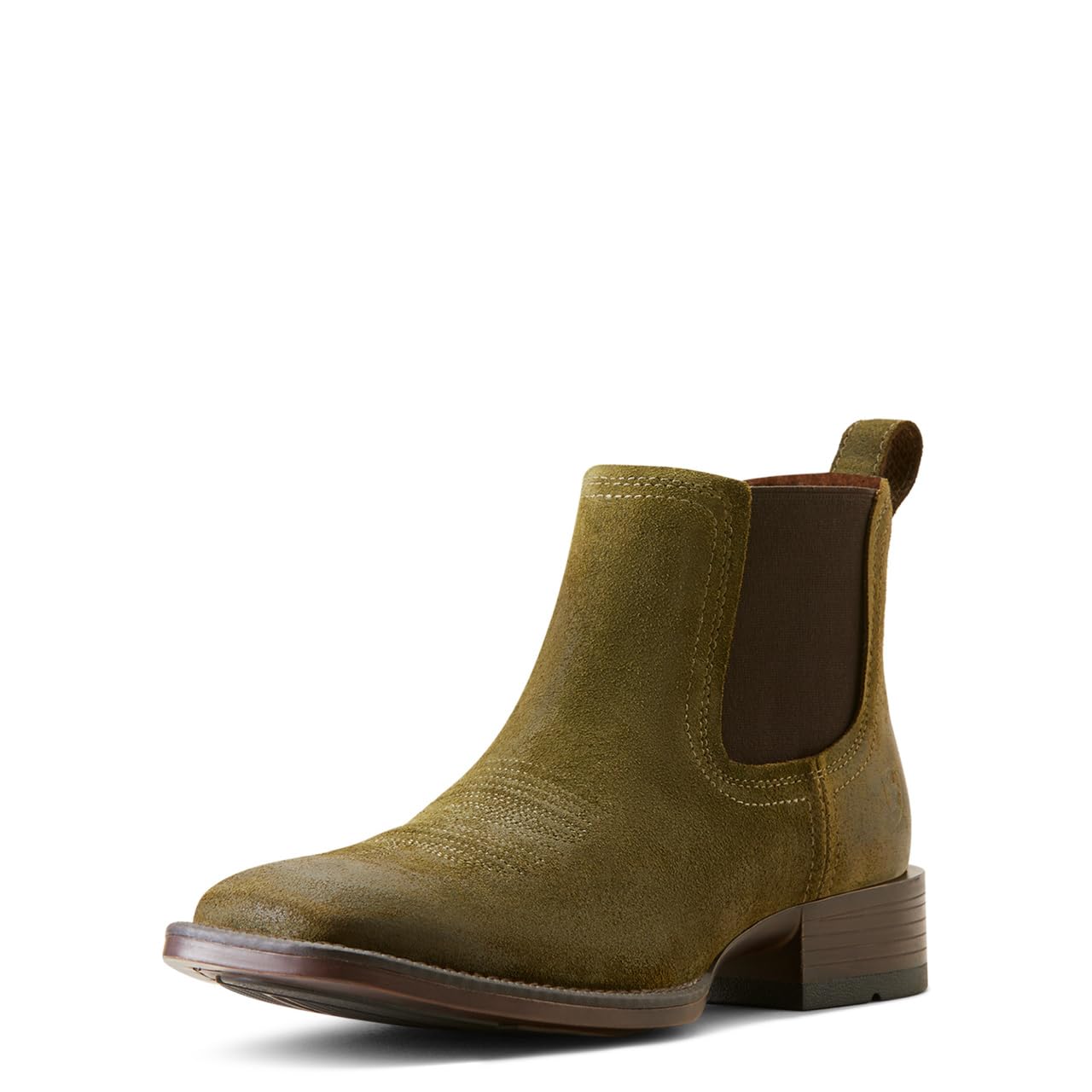 ARIAT Men's Booker Ultra Western Boot, Olive Suede, 12 Image ARIAT Men's Booker Ultra Western Boot, Olive Suede, 12 Image
