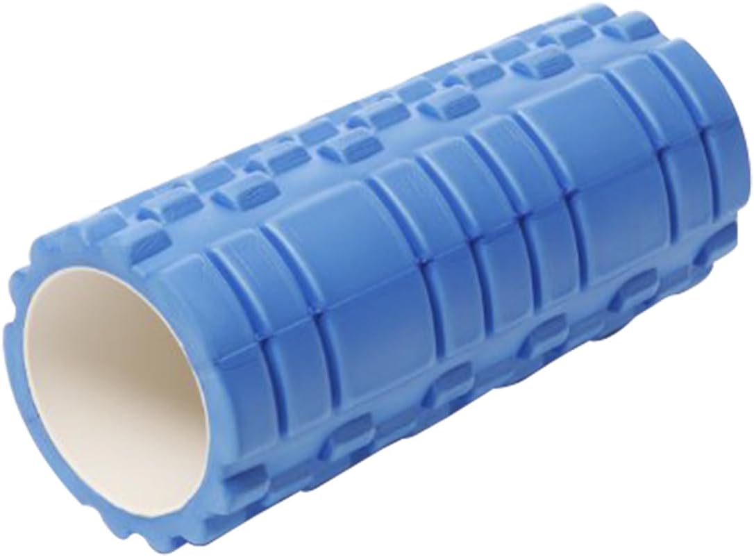 Foam Yoga roller for massage workout 33 x 14 (Blue)