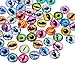 PH PandaHall 200pcs Evil Eye Glass Cabochons, 12mm Mixed Color Cat Owl Bird Dragon Eyes Flatback Cabochons Glass Scrapbooking Dome Gems for Halloween Mystery Photo Cameo Pendant Jewelry Making