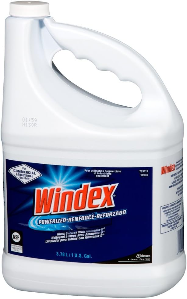 Diversey 90940 Windex Powerized Glass Cleaner with Ammonia