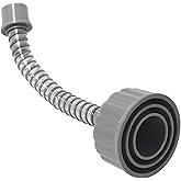 A/C Drain Lines Cleaner Tool in Wet Vac Attachment To Unclog And Evacuate | ABS Plastic Vacuum Hose, Compatiable With Most PVC Pipe Sizes, Easy To Use, Grey