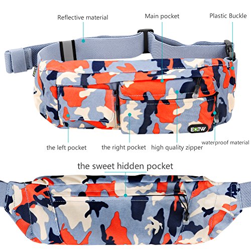 image for EOTW Fanny Belt Bag Waist Travel Wallet Sports Phone Holder Cross Body