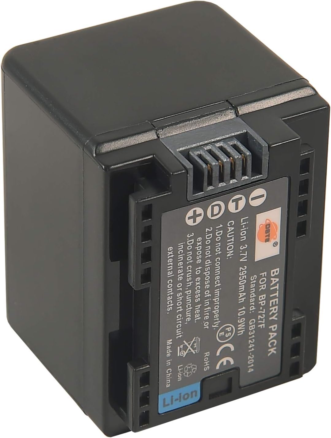 DSTE® BP-727 BP-727F Rechargebale Li-ion Battery for Canon VIXIA HF M50 M52 M56 M60 M500 M506 R30 R32 R36 R40 R42 R50 R52 R56 R300 R306 R308 R400 R500 R506 SLR Cameras as Canon BP-718 - Image 3