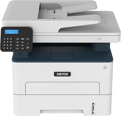 Xerox B225dni A4 Wireless Mono Printer 34ppm Duplex Scan Copy Print
