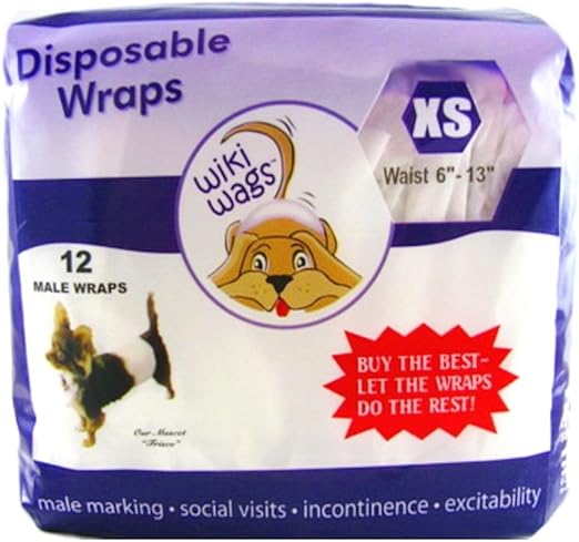 xs male dog wrap