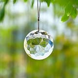 HDCRYSTALGIFTS Hanging Crystal Prisms 75MM Flower of Life Suncatcher view 6