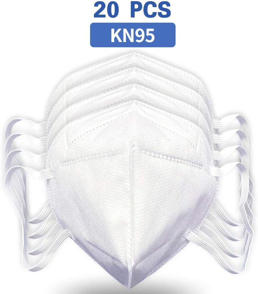 Breathing Dust Mouth Ma sk for Air Pollution, Replaceable Activated Carbon PM2.5 Respirator Sports Ma sk （10 Masks）