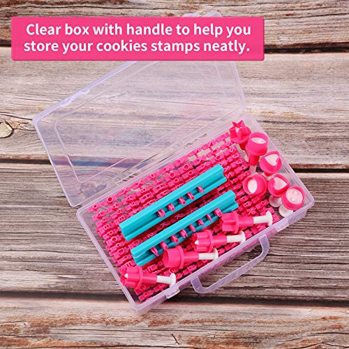 330 Pieces Alphabet Number Cookie Stamps Letters Punctuation Biscuit