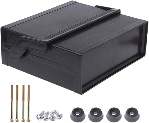 JOYKK Caja de Proyecto de Caja electrónica de plástico Impermeable Negro: Amazon.es: Hogar