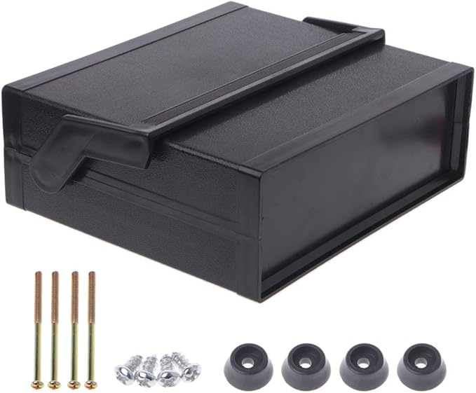 JOYKK Caja de Proyecto de Caja electrónica de plástico Impermeable Negro: Amazon.es: Hogar