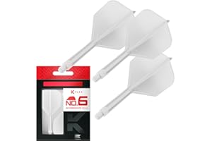 Target Darts K Flex Integrated Dart Flights And Shafts, No.6 | Pack Of 3 K-Flex - No6, Kflex All In One Moulded Dart Flight & Stem Lengths: Short, Intermediate & Medium | Professional Dart Accessories