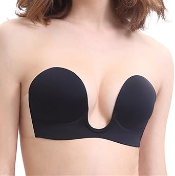 Srizgo Soutien-Gorge Adhésif Invisible Plongeant Soutien ...