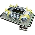 Classic Football Stadium Puzzle,3D Puzzle Soccer Club Venues,3D Paper Model Building Puzzle Kit, Soccer Stadium Souvenir Gift,Handmade Puzzle Ornaments，Cardboard Model (Signal Iduna Park)