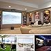 84 inch Projector Screen 16:9 HD Portable Projection Movies Screen for Home Theater Outdoor Indoor, Upgrade Material