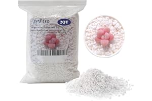 JFWOD 2 Quart Organic Perlite Horticultural Soil Amendment for Plants and Enhanced Drainage Enhanced Growth Organic Perlite Soil for Healthy Root Development