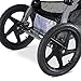 BOB Revolution PRO Jogging Stroller - Up to 75 Pounds - UPF 50+ Canopy - Easy Fold - Adjustable Handlebar with Hand Brake , Lagoon