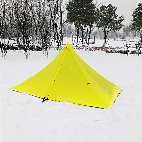Survivalist Ultralight Pyramid Tents Camping Tent Solo Tent Trekking Pole Tents Waterproof Backpacking Tent