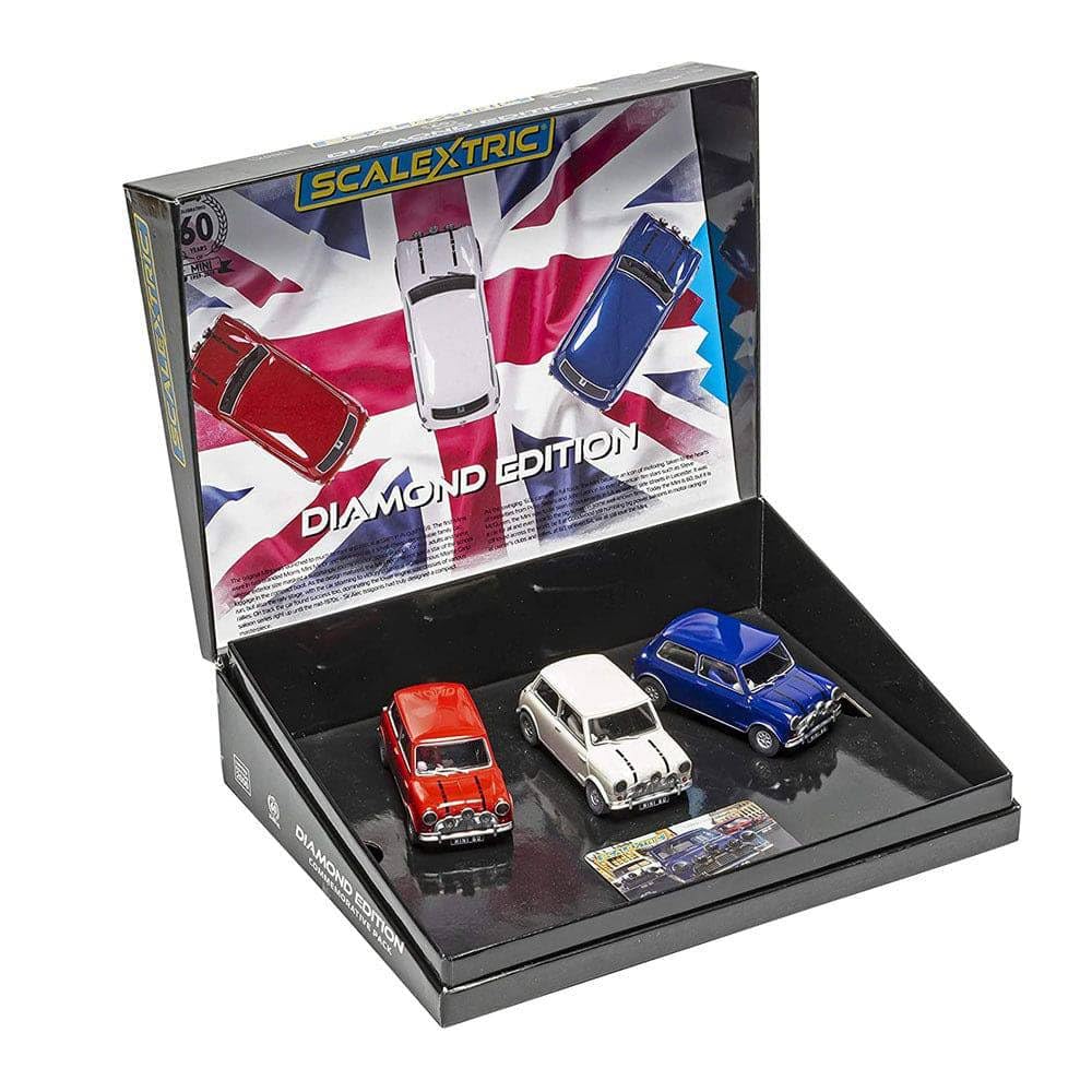 Scalextric C4030A Mini Cars Diamond Edition - Commemorative Triple Pack