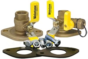 Webstone 41413KIT 3/4" Threaded Isolator Circulator Pump Install Kit with Rotating Flange
