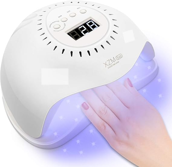 Gel UV Nail Lamp, 168W UV LED Nail Lamp Gel Nail Light for